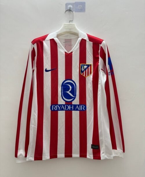 1 Atlético Madrid 25/26 HOME MANCHE LONGUE FAN VERSION