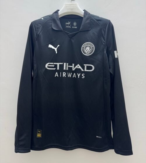 1LONGFAN Manchester City 25/26 AWAY MANCHE LONGUE FAN VERSION
