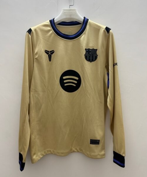 FC Barcelone 25/26 AWAY MANCHE LONGUE FAN VERSION