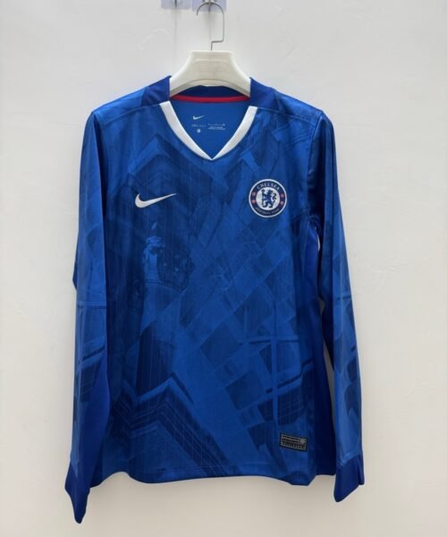 Chelsea 25/26 HOME MANCHE LONGUE FAN VERSION