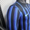 Inter Milan 25/26 HOME MANCHE LONGUE PLAYER VERSION