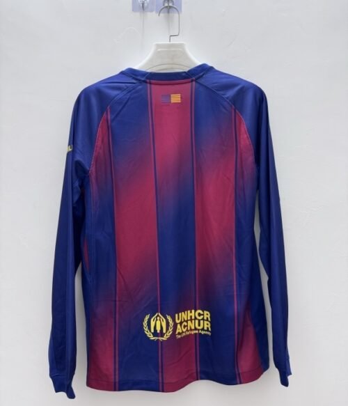 FC Barcelone 25/26 HOME MANCHE LONGUE FAN VERSION