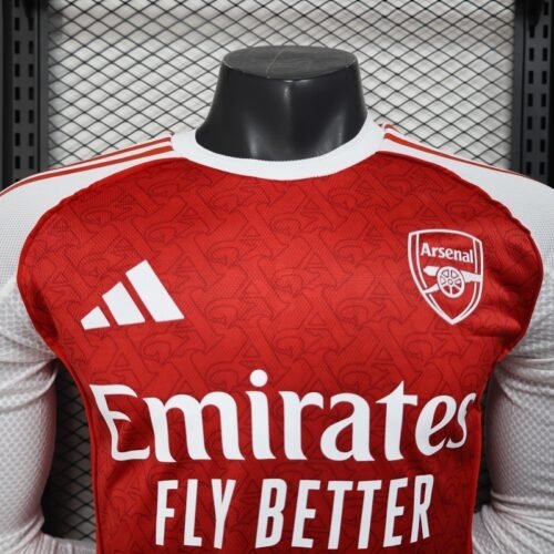Arsenal 25/26 HOME MANCHE LONGUE PLAYER VERSION