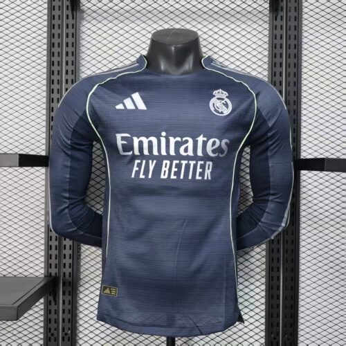 2LONGPLAYEUR Real Madrid 25/26 AWAY MANCHE LONGUE PLAYER VERSION