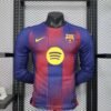 FC Barcelone 25/26 HOME MANCHE LONGUE PLAYER VERSION