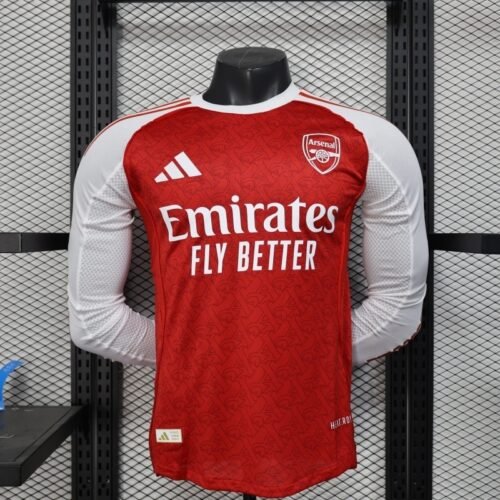 Arsenal 25/26 HOME MANCHE LONGUE PLAYER VERSION