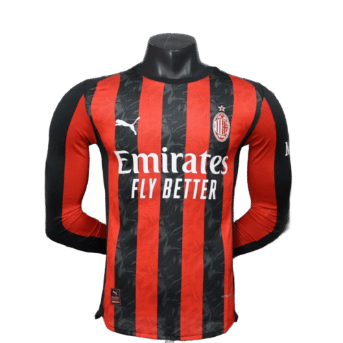 AC Milan 25/26 HOME MANCHE LONGUE PLAYER VERSION