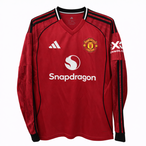 ChatGPT Image 26 déc. 2025, 20_19_03 Manchester United 25/26 HOME MANCHE LONGUE FAN VERSION