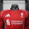 2LONGPLAYEUR Liverpool 25/26 HOME MANCHE LONGUE PLAYER VERSION
