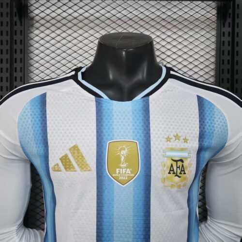 5LONGPLAYEUR Argentine 26/27 HOME MANCHE LONGUE PLAYER VERSION