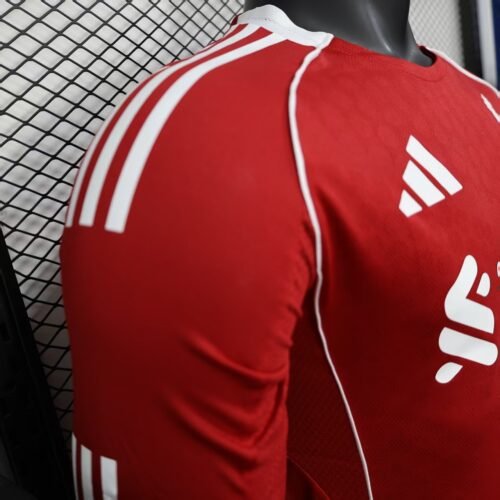 6LONGPLAYEUR Liverpool 25/26 HOME MANCHE LONGUE PLAYER VERSION